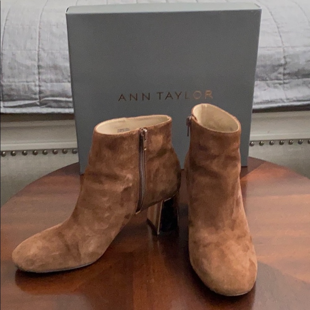 Ann Taylor Eden Tort Heeled Bootie